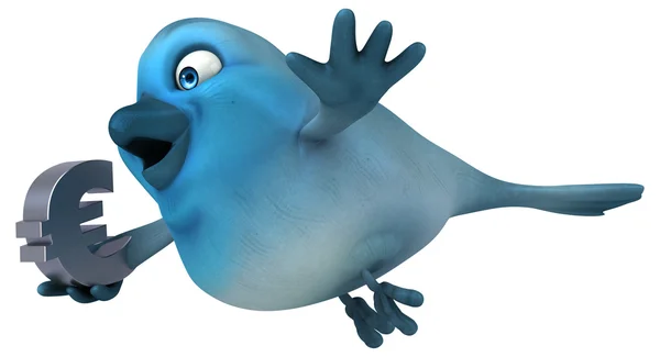 Cartoon Blue bird — Stock Photo, Image
