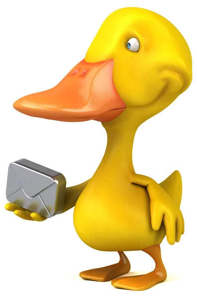 Fun cartoon Duck — Stock Photo, Image