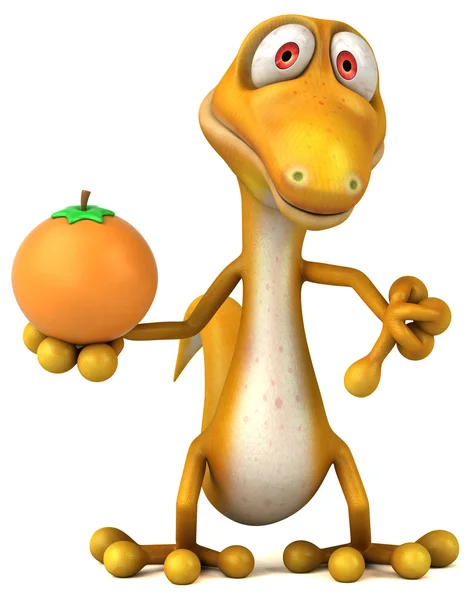 Fun cartoon lizard — Stock Photo, Image