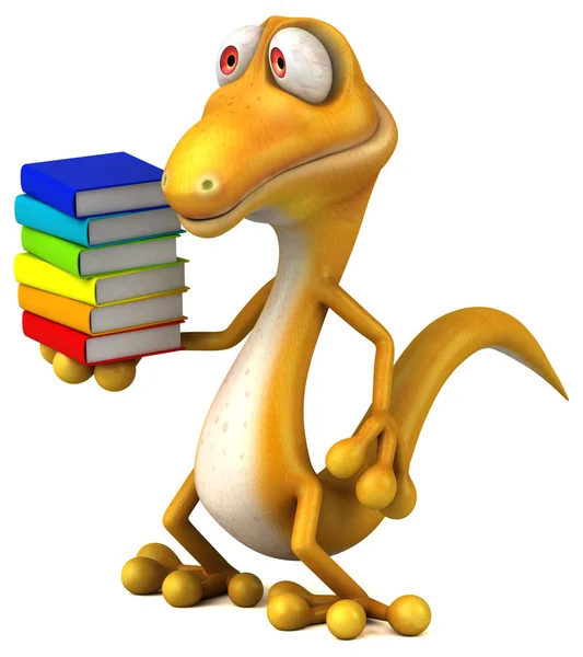 Fun cartoon lizard — Stock Photo, Image