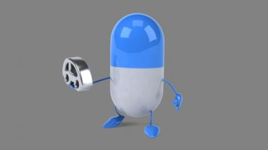 Eğlenceli çizgi film hap