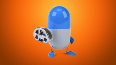 Eğlenceli çizgi film hap