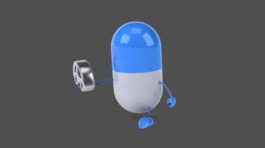 Eğlenceli çizgi film hap