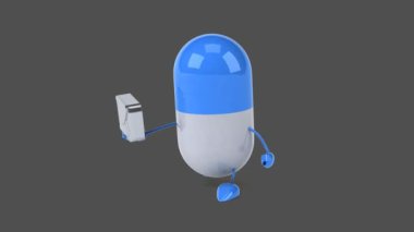 Eğlenceli çizgi film hap