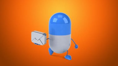 Eğlenceli çizgi film hap