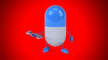 Eğlenceli çizgi film hap