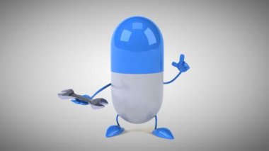 Eğlenceli çizgi film hap