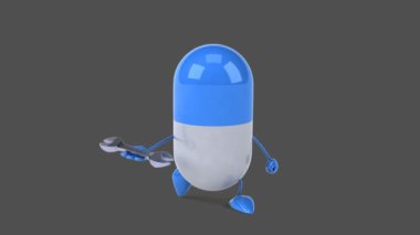 Eğlenceli çizgi film hap