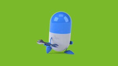 Eğlenceli çizgi film hap