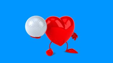 karikatür kırmızı kalp