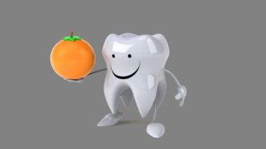 Eğlenceli çizgi film diş