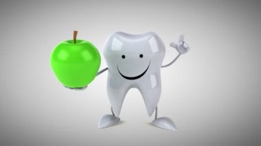 Eğlenceli çizgi film diş