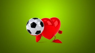 karikatür kırmızı kalp