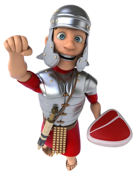 Cartoon Roman soldier — Stock Photo, Image