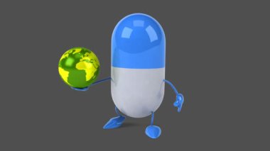 Eğlenceli çizgi film hap