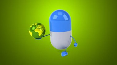 Eğlenceli çizgi film hap