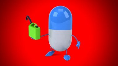 Eğlenceli çizgi film hap