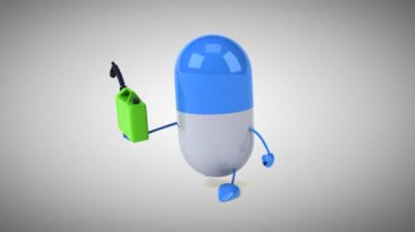 Eğlenceli çizgi film hap