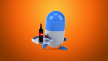 Eğlenceli çizgi film hap