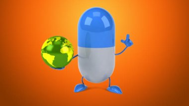 Eğlenceli çizgi film hap