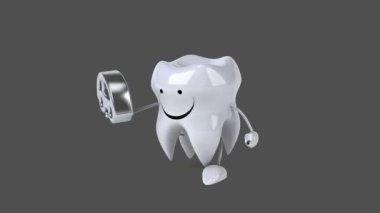 Eğlenceli çizgi film diş