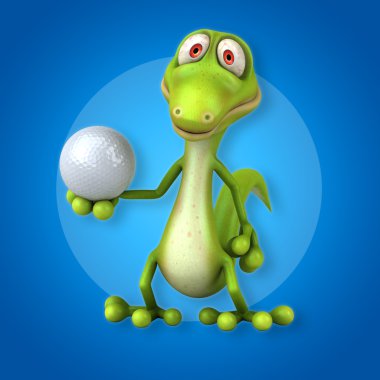 Eğlenceli çizgi film kertenkele