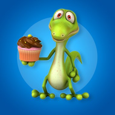 Eğlenceli çizgi film kertenkele