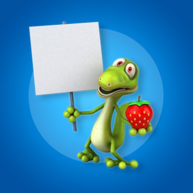 Eğlenceli çizgi film kertenkele