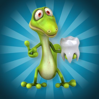 Eğlenceli çizgi film kertenkele