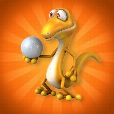 Eğlenceli çizgi film kertenkele