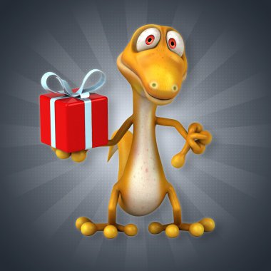 Eğlenceli çizgi film kertenkele