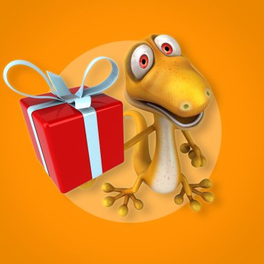 Eğlenceli çizgi film kertenkele