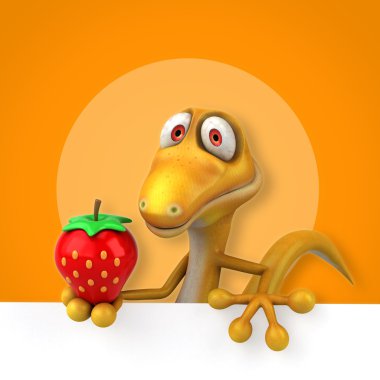 Eğlenceli çizgi film kertenkele