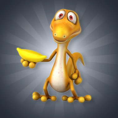 Eğlenceli çizgi film kertenkele