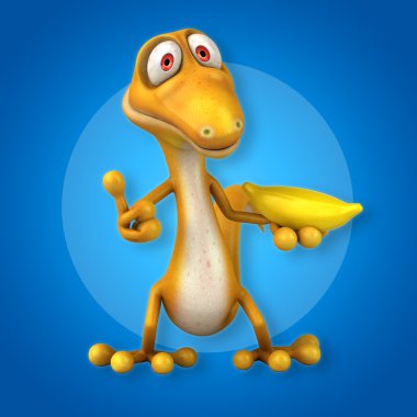 Eğlenceli çizgi film kertenkele