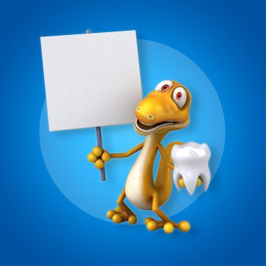 Eğlenceli çizgi film kertenkele