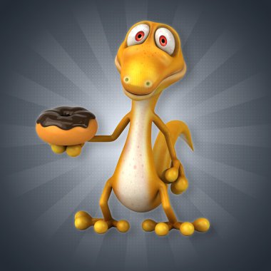 Eğlenceli çizgi film kertenkele