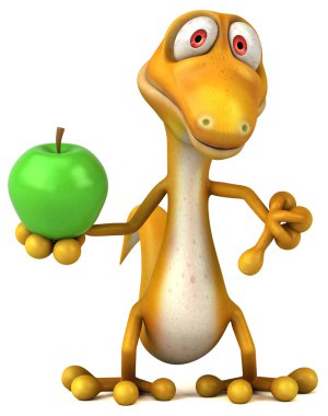 Eğlenceli çizgi film kertenkele