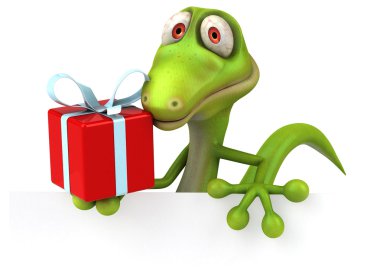 Eğlenceli çizgi film kertenkele