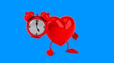 karikatür kırmızı kalp