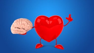 karikatür kırmızı kalp