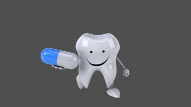 Eğlenceli çizgi film diş