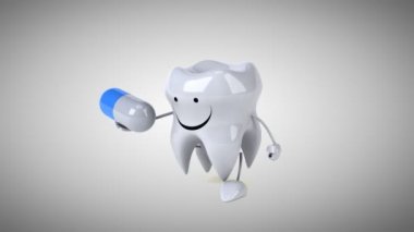 Eğlenceli çizgi film diş