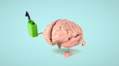 Eğlenceli çizgi film beyin