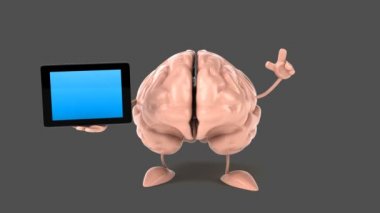 Eğlenceli çizgi film beyin