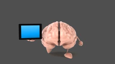 Eğlenceli çizgi film beyin