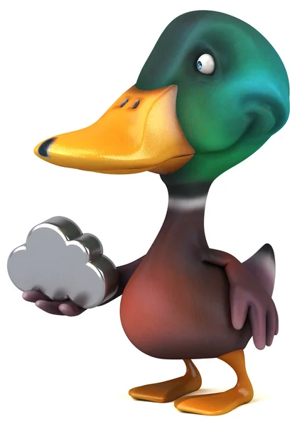 Fun cartoon Duck — Stock Photo, Image