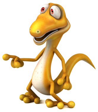 Eğlenceli çizgi film kertenkele