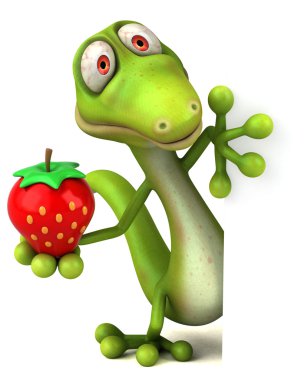 Eğlenceli çizgi film kertenkele