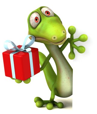 Eğlenceli çizgi film kertenkele